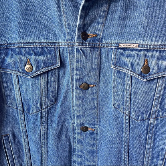 Vintage Claudio Nucci Unisex Denim Jacket - Picture 3 of 4